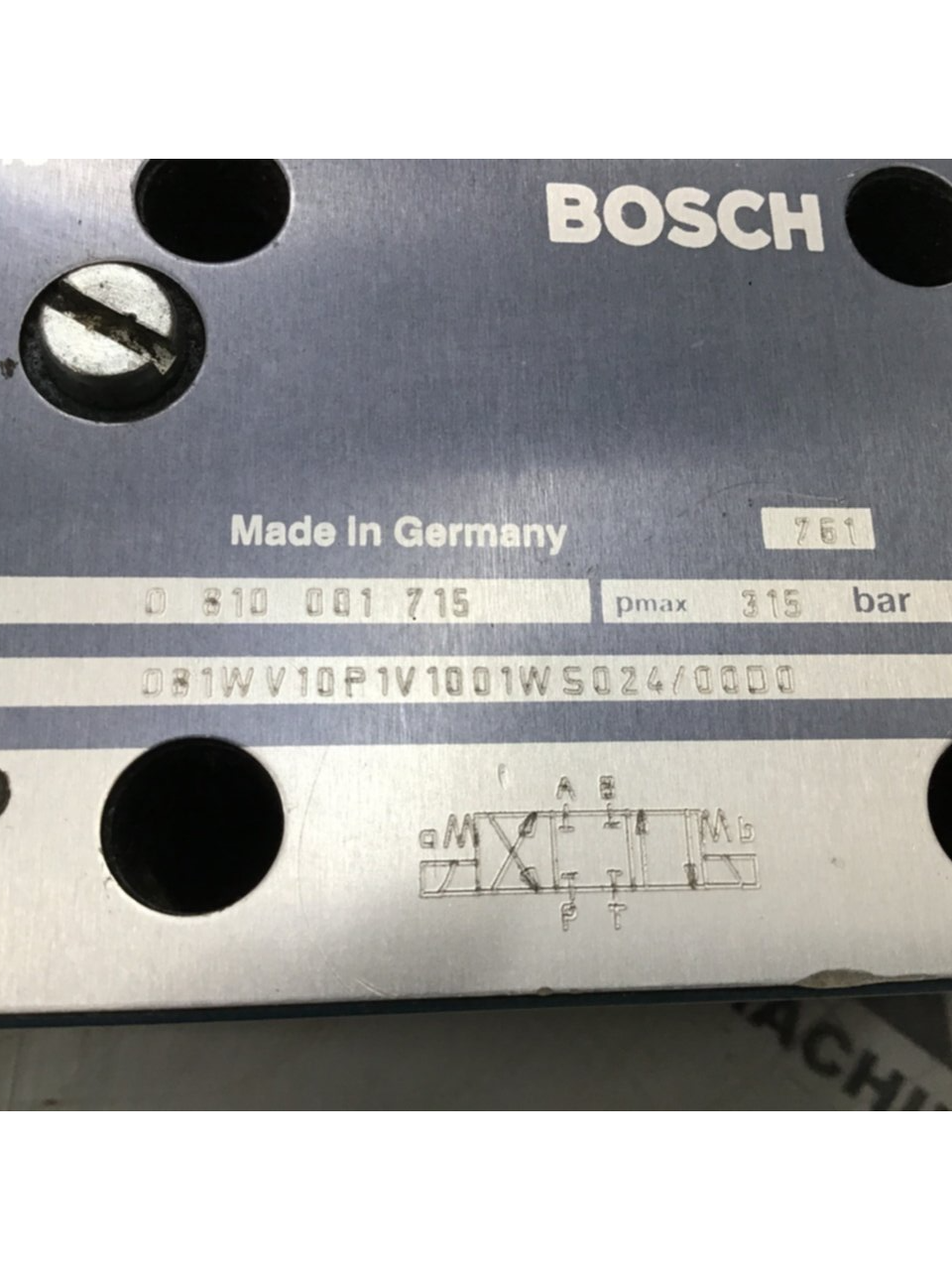 Used BOSCH Control Valve 0 810 001 715 Used