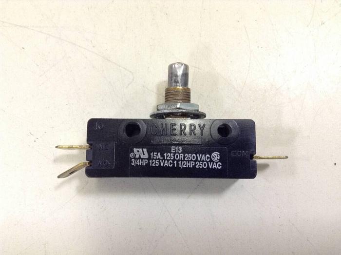 Used CHERRY CORPORATION Snap Action Microswitch E13-00M #75295