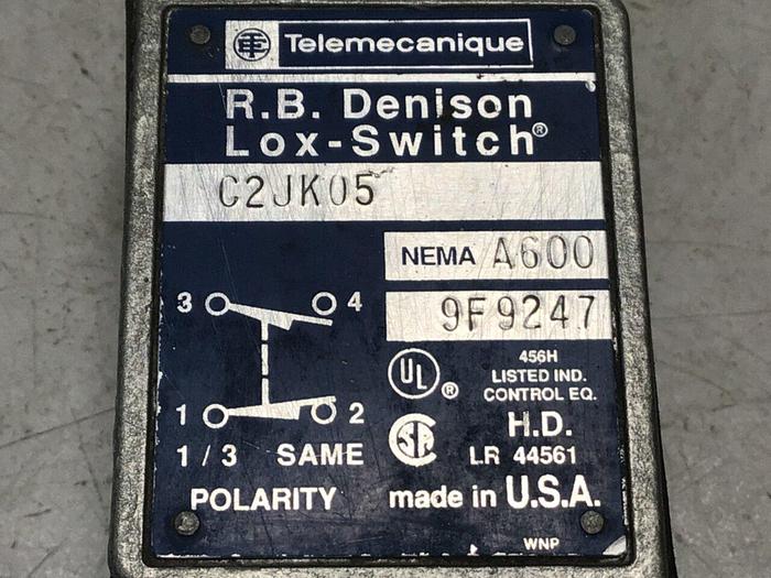 Used TELEMECANIQUE Lox-Switch C2JK05 #121756