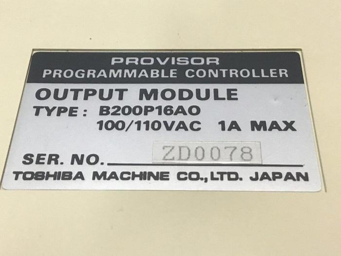Used TOSHIBA Output Module B200P16AO #129837