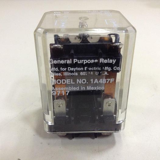Used DAYTON Relay 1A487F #76360