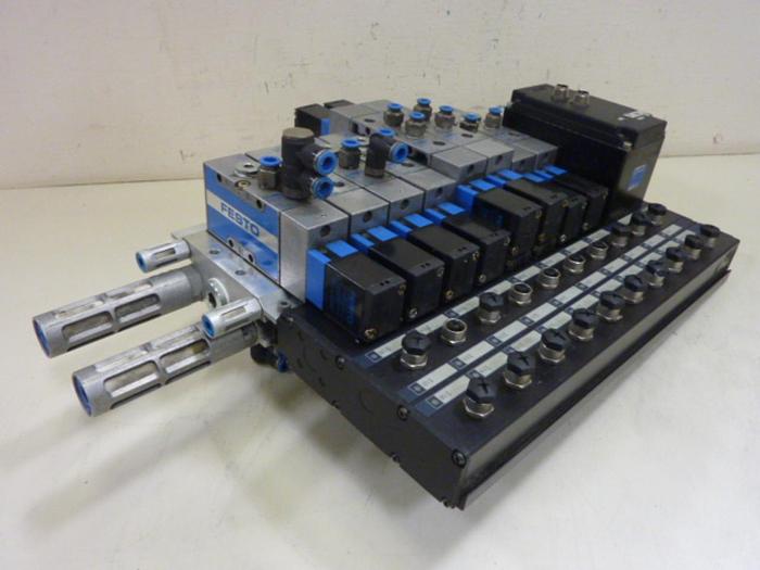 Used FESTO Control Block / Valve Terminal IFB8-02 #61264