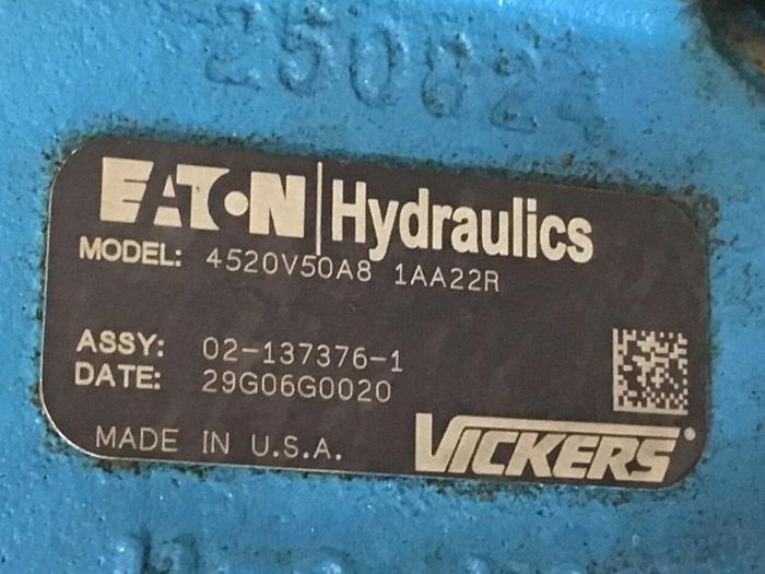 Used VICKERS Pump 4520V50A81AA22R #138171