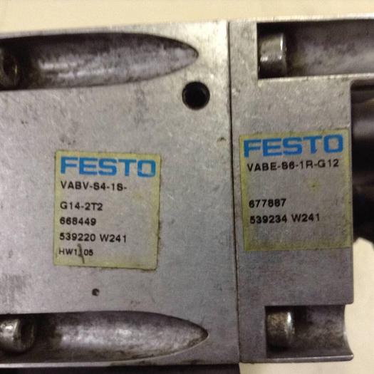 Used FESTO Control Block w/ Valves VTSA-FB Used