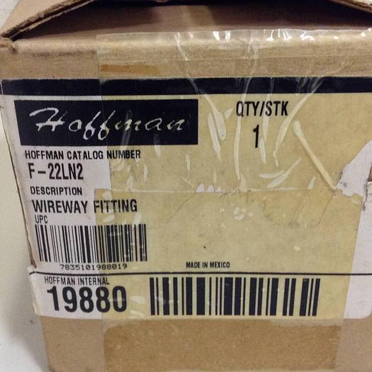 HOFFMAN Wireway Fitting F-22LN2 #82797