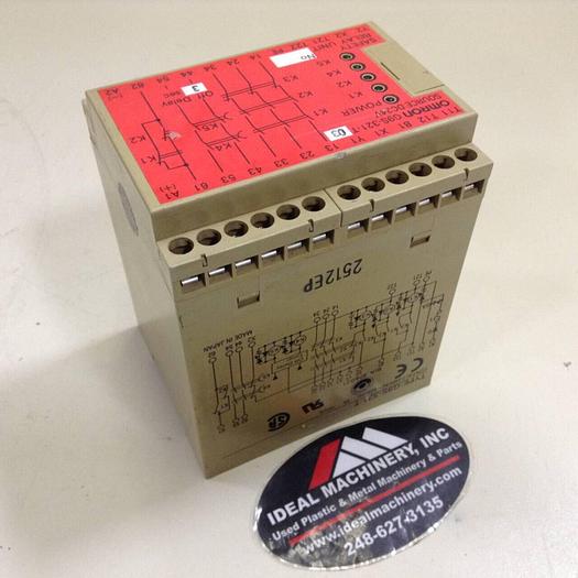 Used OMRON 24 VDC Safety Relay Unit G9S-321-T03 #74305