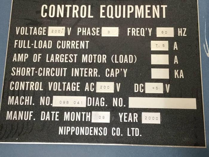 Used NIPPON DENSO Robot Control Box VE-6787A Used