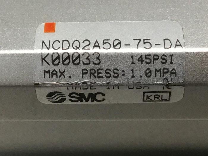 Used SMC Cylinder NCDQ2A50-75-DA-K00033 #124216