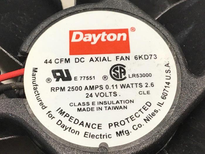 Used DAYTON DC Axial Fan 6KD73 #113588