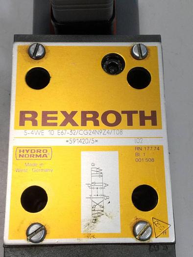 Used REXROTH Valve 54WE10E6732/CG24N9Z4T08 Used