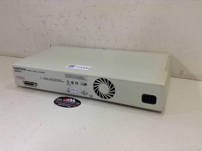 Used CABLETRON 10 Base-T Hub w/ Lanview SEHI-24 #75000