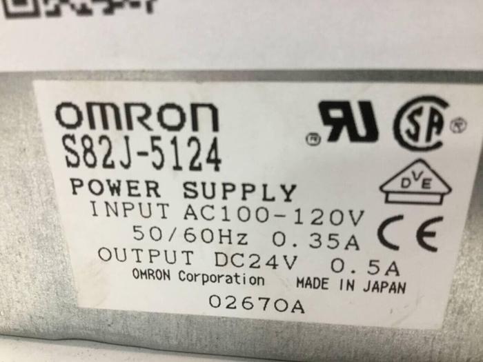 Used OMRON Power Supply S82J-5124 #98010