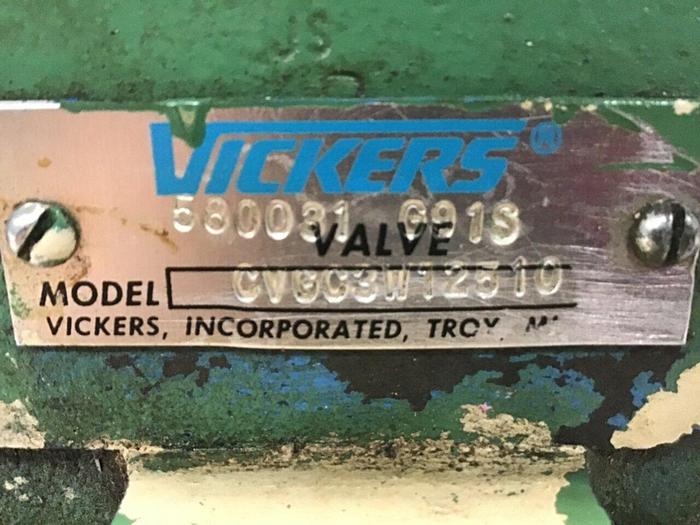 Used VICKERS Valves DG4V-3-2AL-M-U-HL7-60 #137517