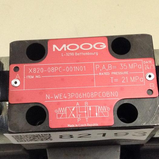 Used MOOG Valve WEH43P10H18CSBNZP06 Used
