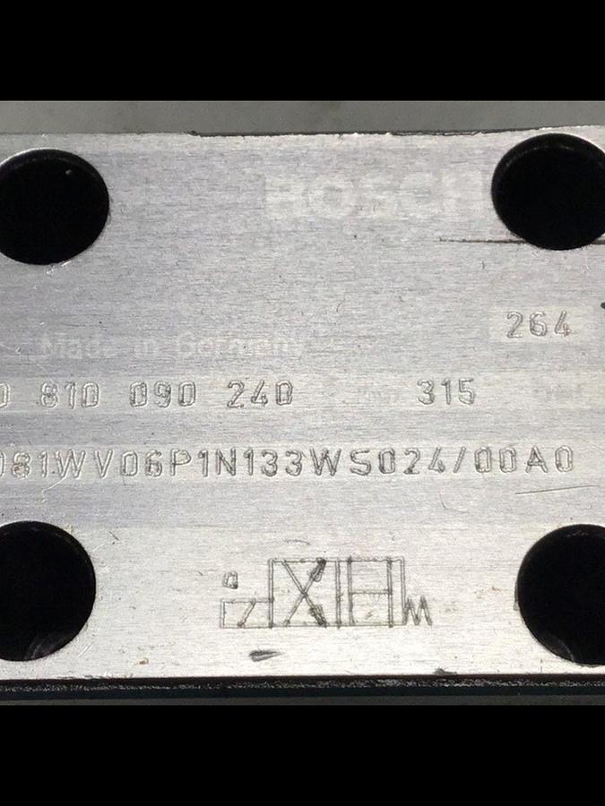 Used BOSCH 081WV06P1N133WS024/00A0 Valve 0 810 090 240 #120498