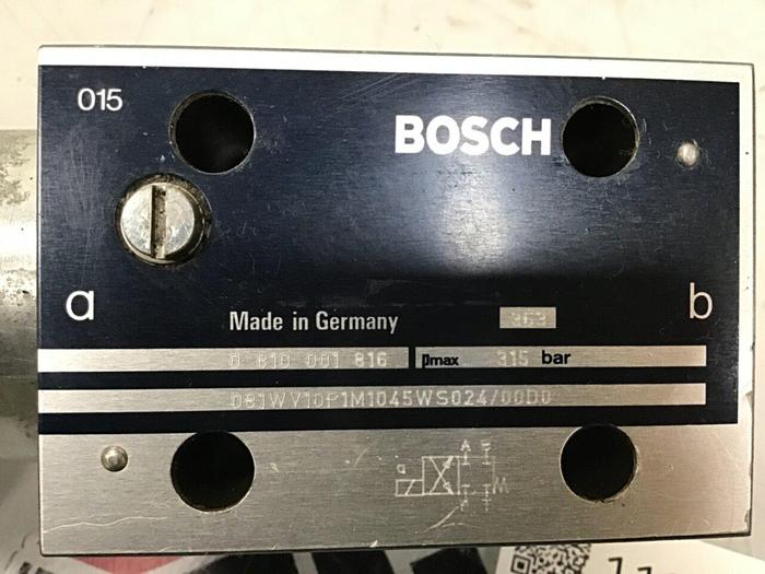 Used BOSCH Valve 081WV10P1M1045WS024/00D0 #118265