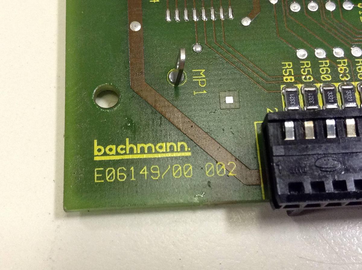 Used BACHMANN ELECTRONIC Output Card CA16/P2.5S E06149/00 003 USED