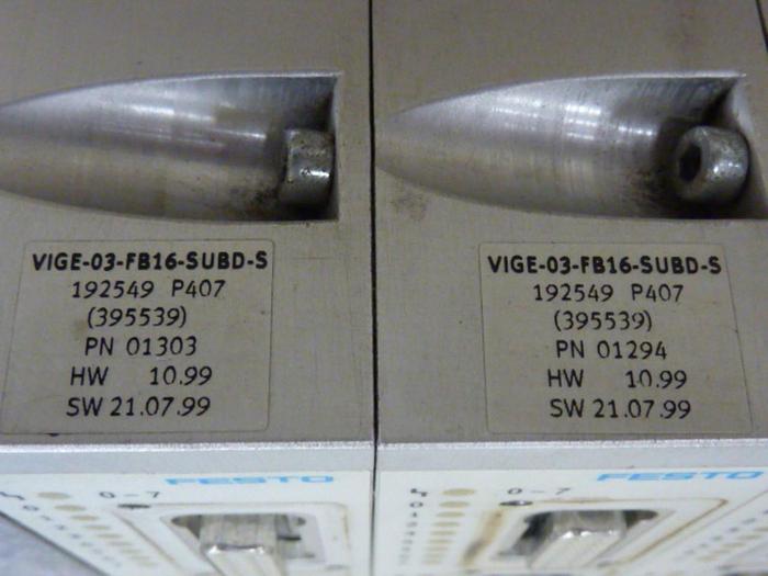 Used FESTO Control Block w/ Valves IFB8-03 #52807