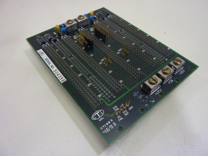Used CTI Van Dorn Control Rack Board CTI 605 Z9411044B #51529