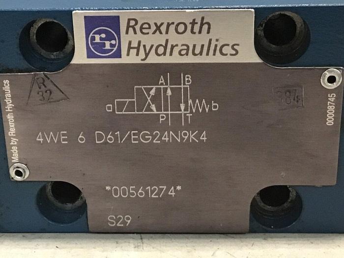 Used REXROTH Valve 4WE6D61EG24N9K4 USED