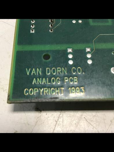 Used VAN DORN Analog Circuit Board 330025 PC330-025 Used