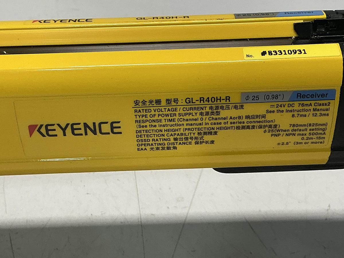 Used KEYENCE CORP GL-R40H-R