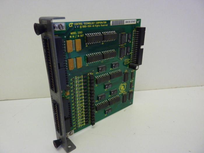 Used CONTROL TECHNOLOGY CORPORATION I/O Module 2203 #21121