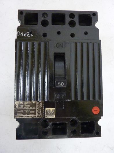 Used GE 50 Amp Circuit Breaker TED136050 #51665