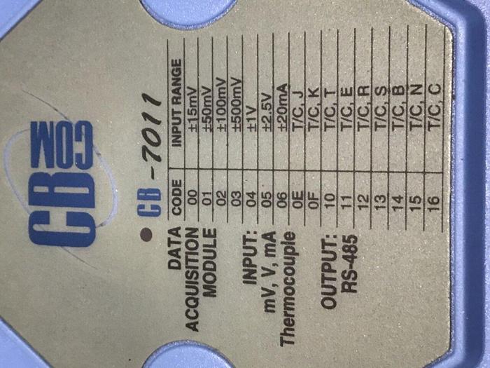 Used CB-COM Data Acquisition CB-7011 #126759