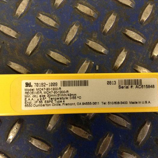 Used STI Light Curtain Receiver MC47-20-1200-R Used