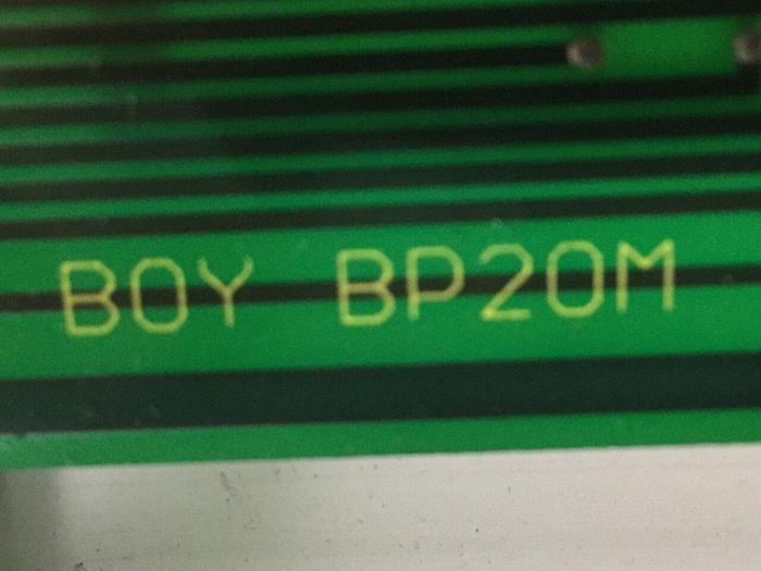 Used BOY MACHINES Control Rack BP20M #100048