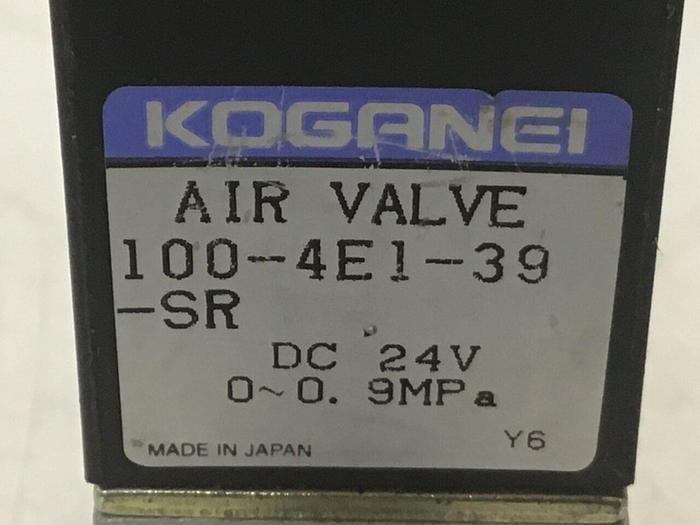 Used KOGANEI Air Valve 100-4E1-39-SR #124283