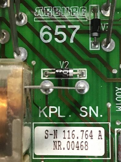 Used ARBURG Relay Circuit Board ARB 657 USED