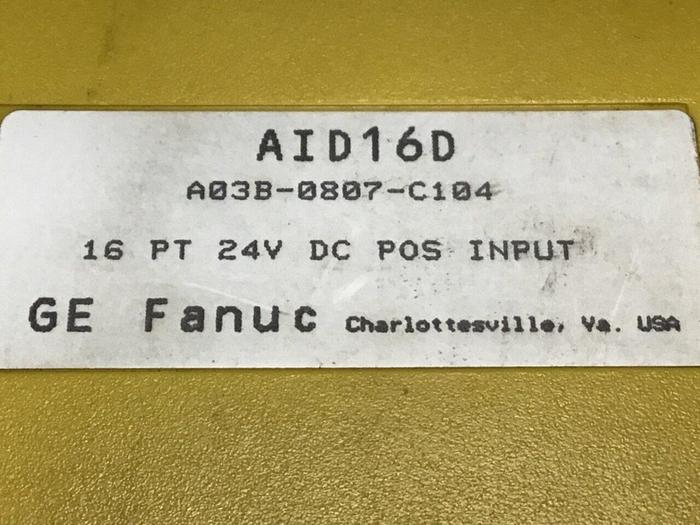 Used FANUC Input Module A03B-0807-C104 #131144