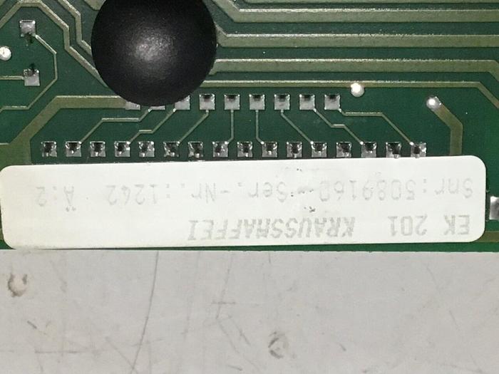 Used KRAUSS MAFFEI Circuit Board 5089160 EK 201 #120248