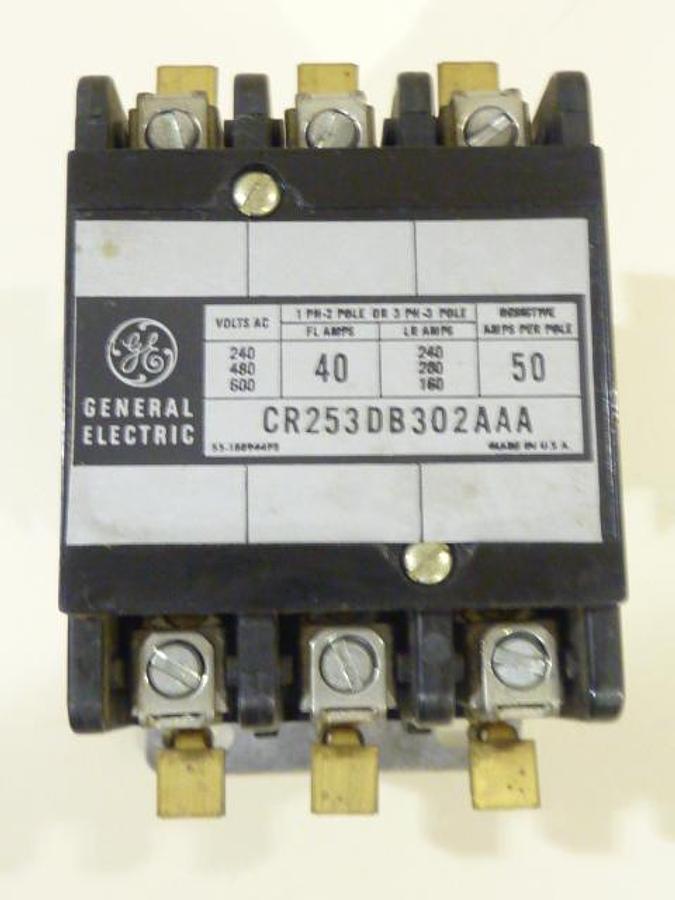 Used GENERAL ELECTRIC / GE Contactor CR253DB302AAA Used
