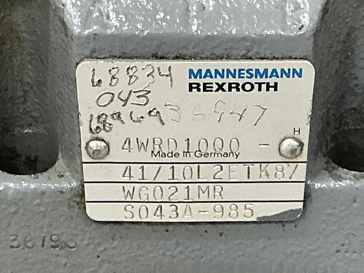 Used REXROTH 4WS2EM10-42/10B2ET315/8DM