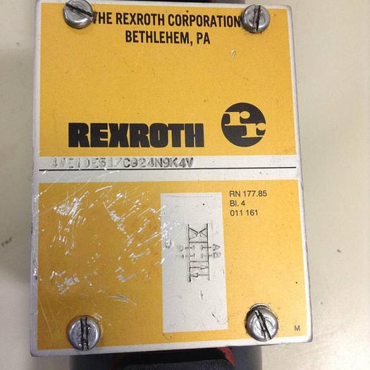 Used REXROTH Valve 4WE10E31/CG24N9K4/V #84267