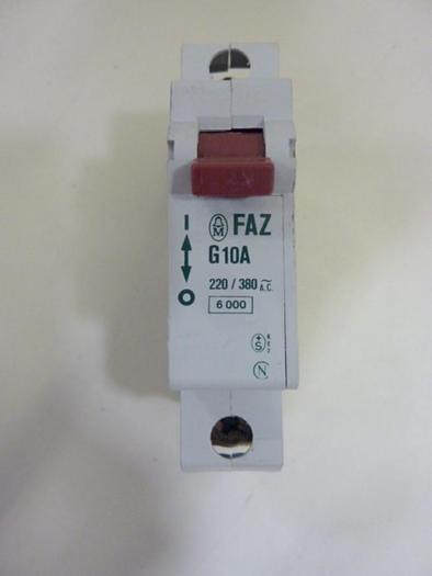 Used MOELLER 10 Amp Circuit Breaker FAZ G10A #63805