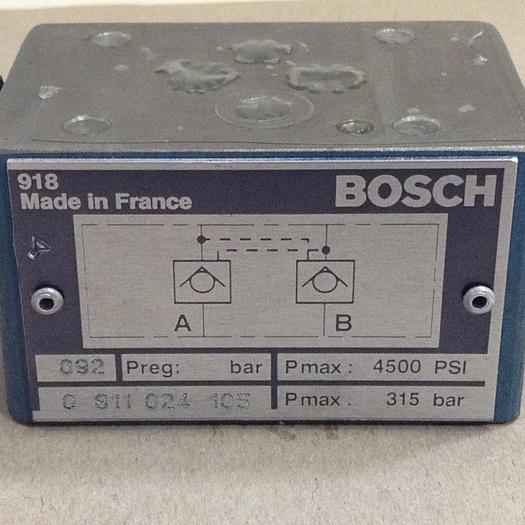 Used BOSCH Hydraulic Valve 0 811 024 105 USED #77345