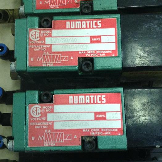 Used NUMATICS Control Block w/ Valves 239-415B #71369