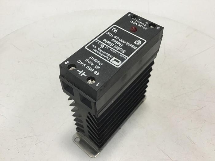 Used CONTINENTAL INDUSTRIES Solid State Relay RSDA-660-25-1DE #134746
