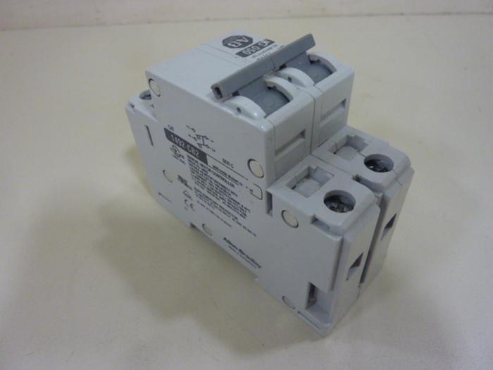 Used ALLEN BRADLEY 5 Amp Circuit Breaker 1492-CB2/G050 SER C #46995