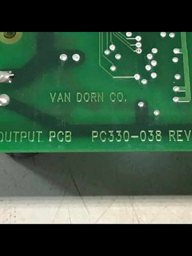 Used VAN DORN Pathfinder DC Output Board PC330-038 Used