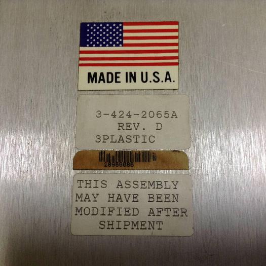 Used CINCINNATI MILACRON Camac VST Operator Interface 3-424-2065A VST Used