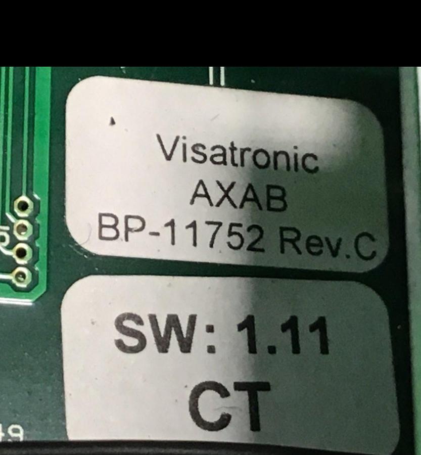 Used VISATRONIC Circuit Board BP-11752 SER C USED