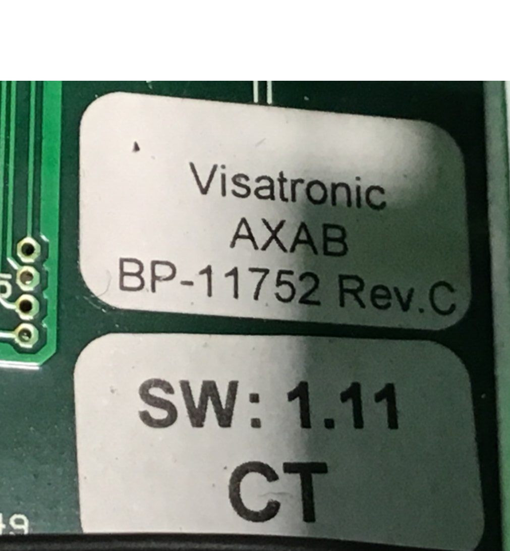 Used VISATRONIC Circuit Board BP-11752 SER C USED
