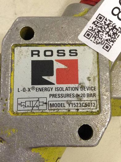 Used ROSS L-O-X Energy Isolation Device Y1523C5012 #80297