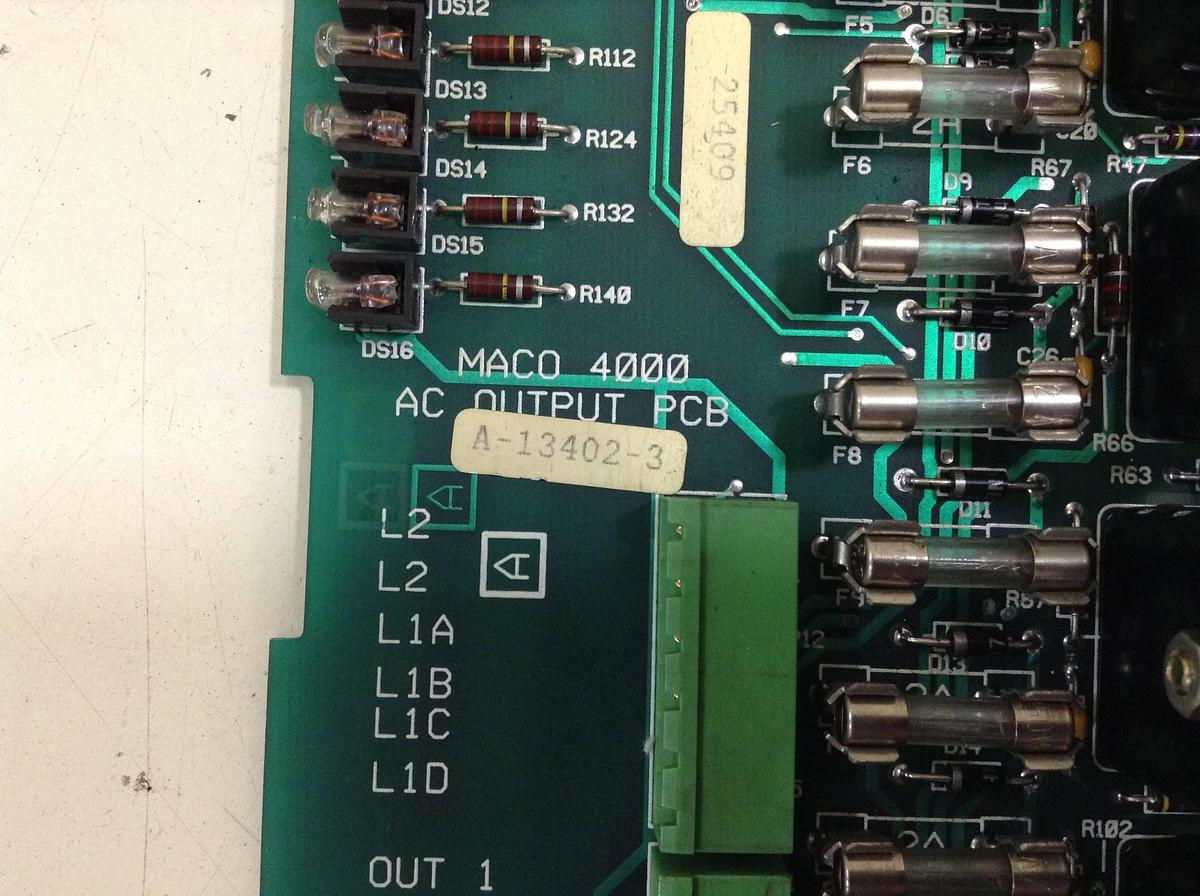 Used BARBER COLMAN AC Output Circuit Board A-13402-3 Used 