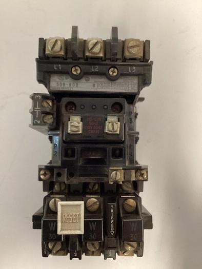 Used ALLEN BRADLEY Starter Size 1 509-BOD SER B W30 #32018
